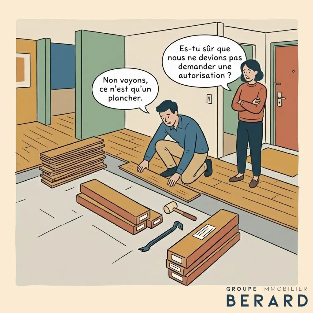 Changer son plancher en copropriété : simple comme bonjour ? Pas vraiment...